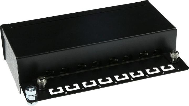 Produktbild Surface mounted box shielded 8 ports CAT6A. Type: CAT6A Mountbox c6a 8 prt shielded