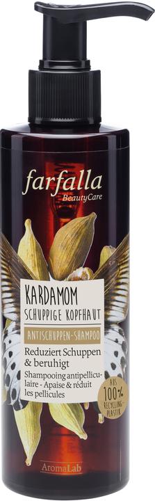 Farfalla KARDAMOM Anti-Schuppen Shampoo | Schuppende Haare und trockene Kopfhaut (200 ml, Flüssiges Shampoo)