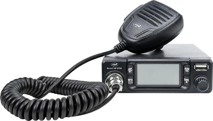 Produktbild PNI CB-Funkgerät Escort HP 9700 USB, ANC, ASQ, 12V/24V Netzteil, Zigarettenanzünderstecker inklusive