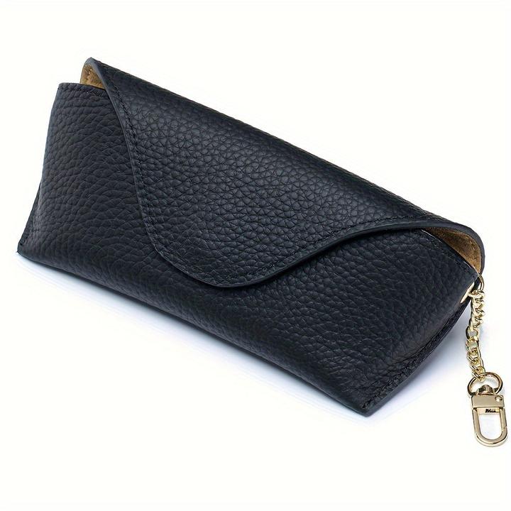 Only-Bags.Store Echtes Leder Brillentasche Magnetische Sonnenbrille Lesebrille Box Abdeckung Portable Brillenetui