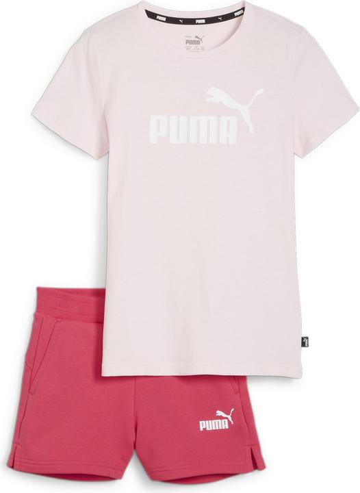 Puma Logo Tee & Shorts Set G (176)