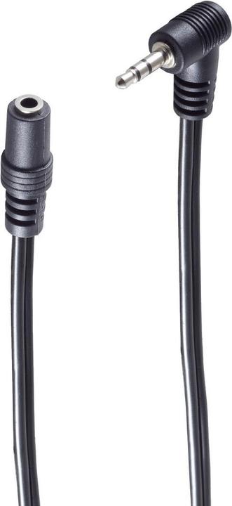 Produktbild Shiverpeaks ®-BASIC-S--Klinken Verlängerung-Winkel-Klinkenstecker 2,5mm auf 3,5mm Klinkenkupplung, 0,2m (0.20 m)