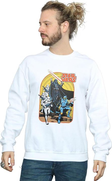 Image du produit Star Wars - Sweat VINTAGE COMIC SCENE - Homme (XXL)