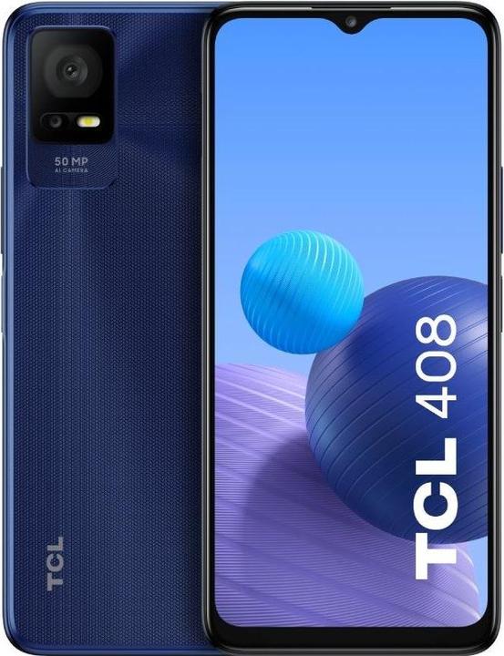 Immagine prodotto TCL 408 (64 GB, Midnight Blue, 6.60", Doppia SIM, 50 Mpx, 4G)