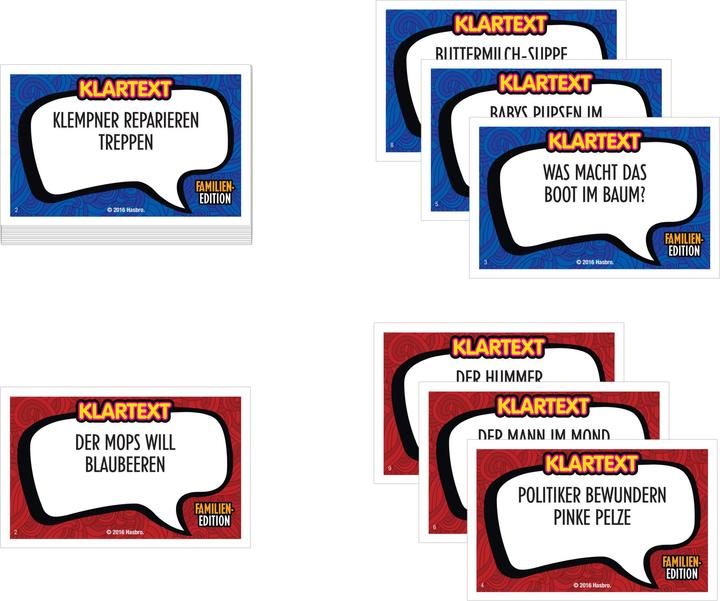 Energy Label Hasbro Gaming Plain text family edition (German)