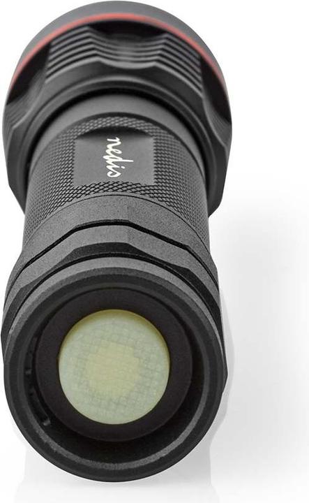 Produktbild Nedis LED-Taschenlampe, Vollmetallgehäuse, IPX7, 200 Meter Leuchtweite (3.40 cm, 1000 lm)