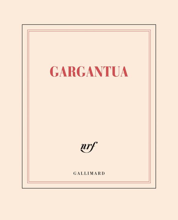 Produktbild Gargantua : mégabloc 224 feuilles détachables (Französisch, Rabelais François, 2019)