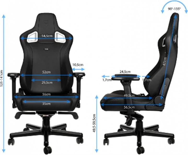 Actual product image noblechairs EPIC - Black Edition