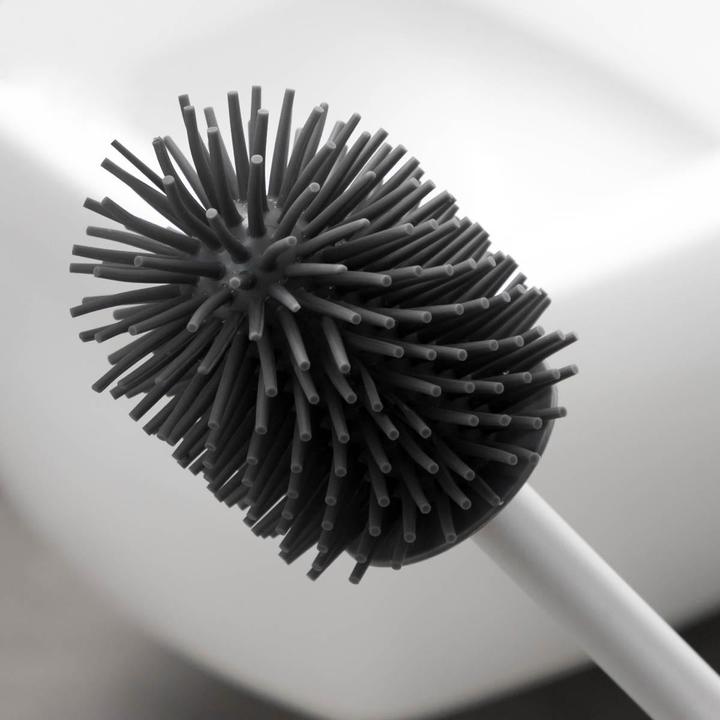 Produktbild InnovaGoods Toilettenbürste aus Gummi - Grau