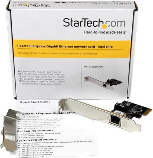 Actual product image StarTech 1-Port Gigabit NIC - PCIe (Mini PCI Express)