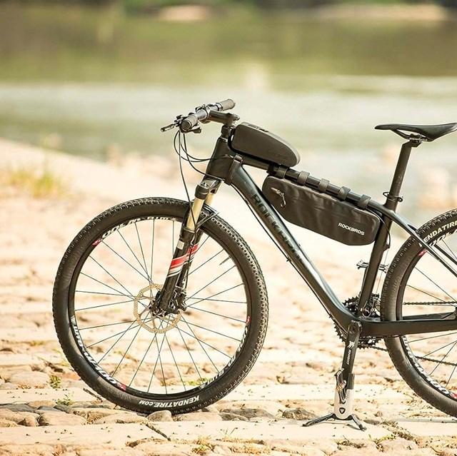 Produktbild Rockbros AS-019-1 waterproof bicycle bag for frame - black (1.60 l, Rahmentasche)