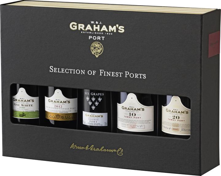 Actual product image Graham's Selection of Finest Ports 5 x 20cl