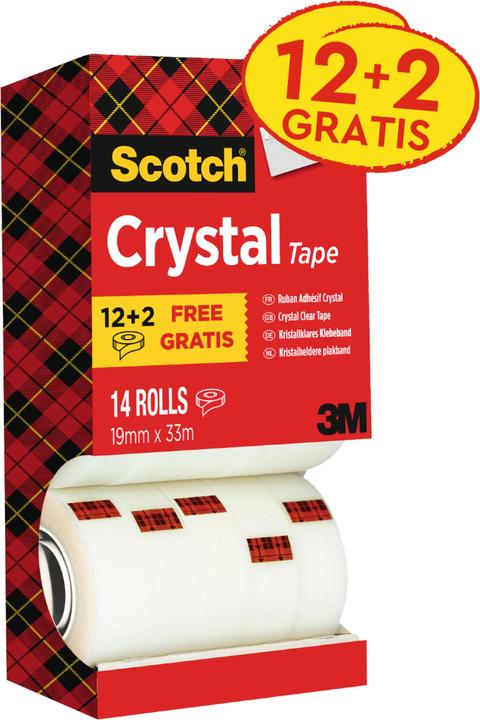 Actual product image Scotch Crystal adhesive tape multi-pack (19 mm)
