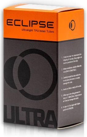 Actual product image Eclipse Road Ultra Race TPU Inner Tube, 700x20-25C, 20/25-622, Aluminium SV 40mm RVC (Presta (SV), 28", 40 mm)