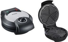 Produktbild Severin 2103 Edelstahl gebürstet-schwarz, 1300 W, Herzform, Anzahl Wafer 5