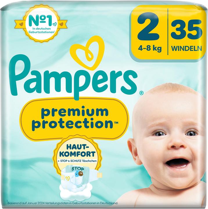 Actual product image Pampers Premium Protection (Size 2, Pack, 35 Piece)