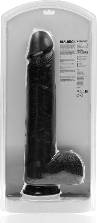 Actual product image RealRock Extra Large Straight with Balls 15 / 38 cm - Black
