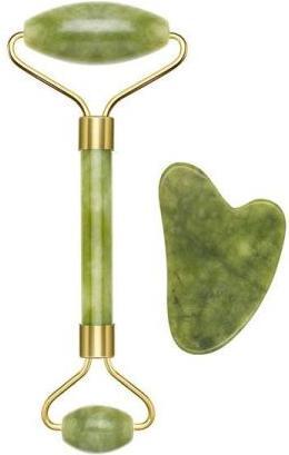 Beper C301ABE101 - Jade Massage Roller & Gua Sha Massage Stone -