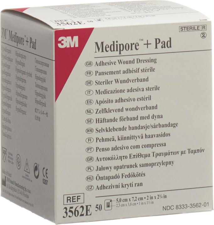 3M MEDIPORE PLUS PAD STE3562E (50 x)