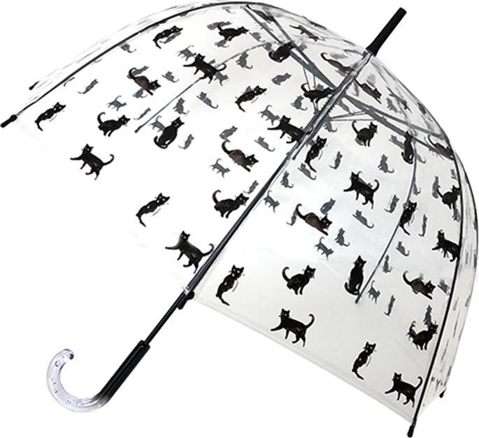 Actual product image CreaDiva Smartbulle umbrella, long, transparent, bell-shaped, robust, automatic, diameter = 85 cm, Re