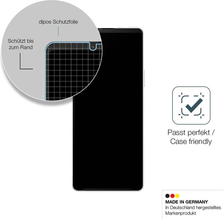 Produktbild Dipos Anti-Shock Displayschutz Matt 9H (1 Stück, Sony Xperia 10 VI)
