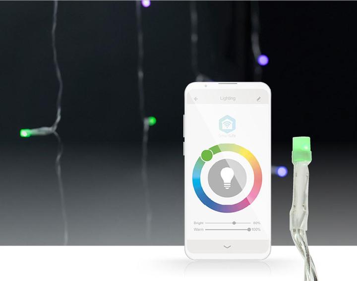 Actual product image Nedis SmartLife Decorative LED | Wi-Fi | RGB | 180 LED's | 3 m | Android™ / IOS (0.20 m)
