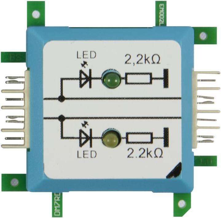 Allnet BrickRknowledge LED dual auf Masse, grün/gelb, Signal durchverbunden (Elektronikkit)