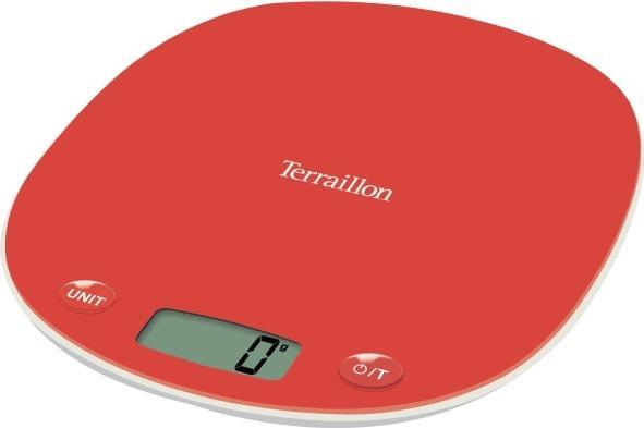 Immagine prodotto Terraillon Bilance da cucina Macaron + Re-cycle rosso papavero