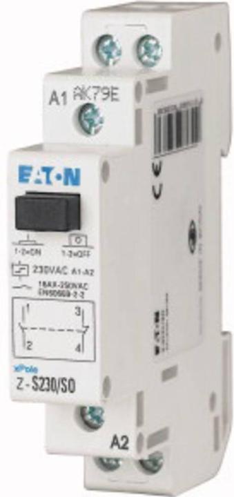 Produktbild Eaton Stromstossschalter 230VAC/16A/1S+1O Z-S230/