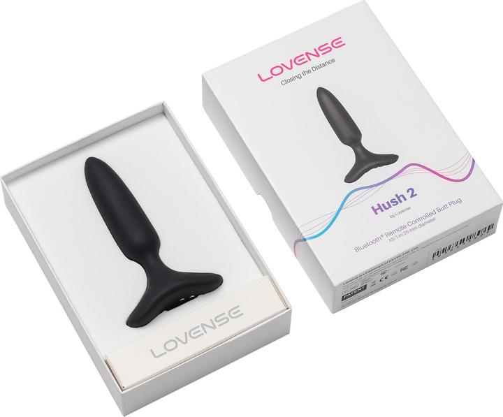 Actual product image Lovense Hush 2 Butt Plug