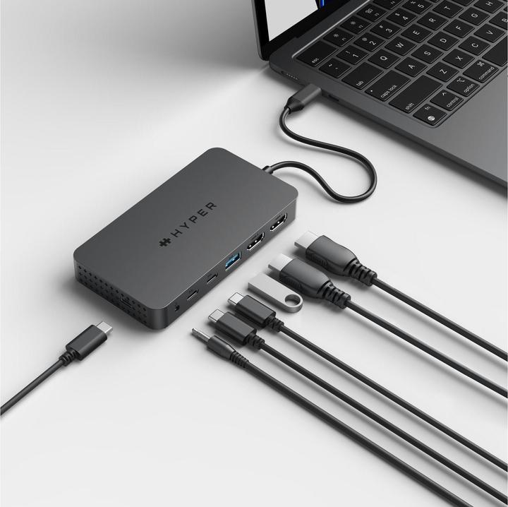 Produktbild Hyper Drive Universal USB-C 7-in1 Dual HDMI Mobile Dock (USB-C, 7 Ports)