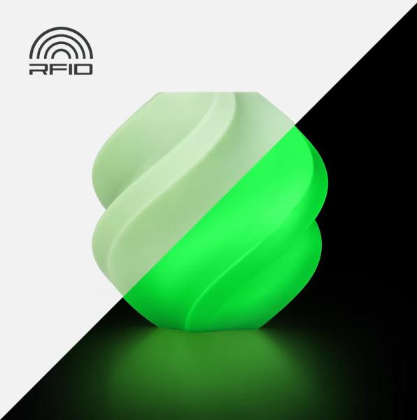 Bambu Lab Glow (PLA, 1000 g, Green)