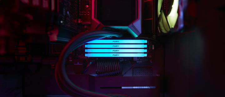 Actual product image Kingston 64GB DDR4-3200MT/s CL16 (2 x 32GB, 1600 MHz, DDR4-RAM, DIMM)