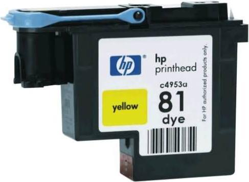 Actual product image HP 81 and cleaner (Y)