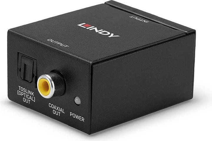 Produktbild Lindy Phono to Toslink (Optical) & Coaxial ADC (Analog -> Digital)