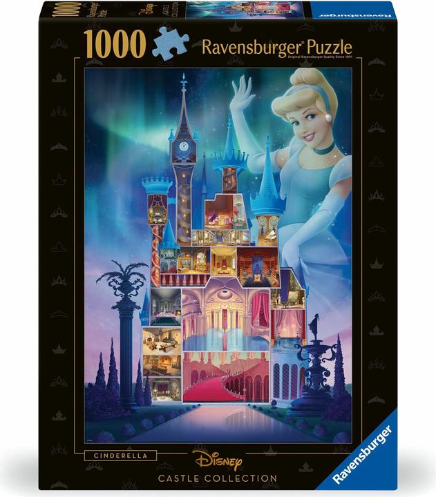 Ravensburger Puzzle 12000259 - Cinderella - 1000 pieces Disney Castle Collection Puzzle for (1000 pieces)