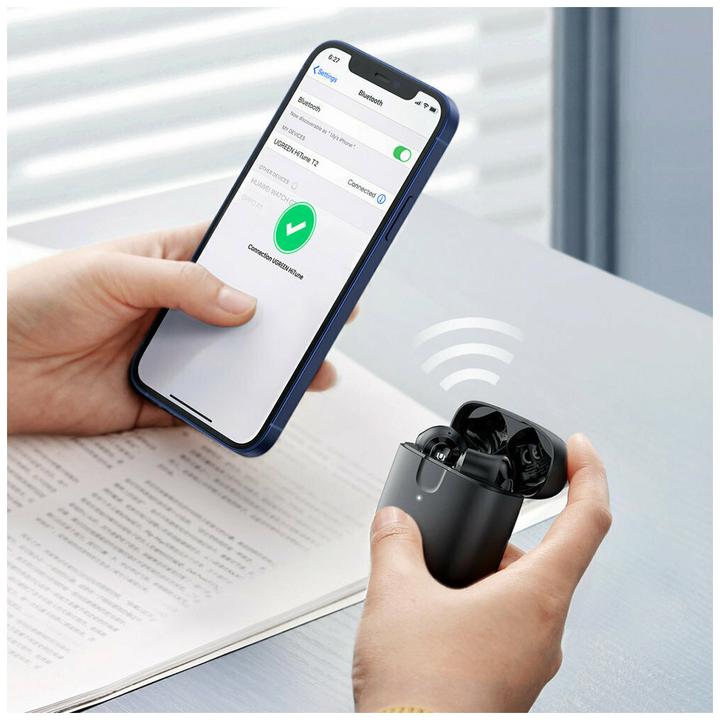Actual product image Ugreen HiTune T2 Bluetooth 5.0 Earbuds (No noise cancelling, 4 h, Wireless)