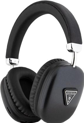 Actual product image Guess PU Leather 4G Triangle Logo Earphones - black (32 h, Wireless)