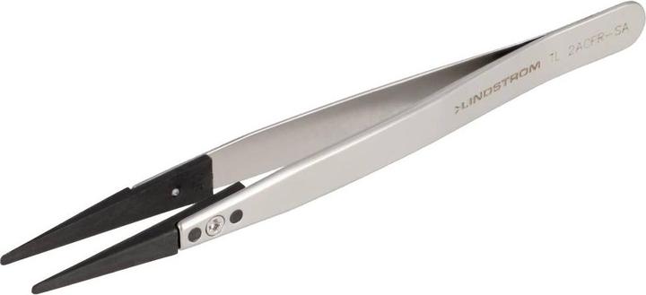 Produktbild Lindstrom Lindström TL 2ACFR-SA ESD Pinzette 2ACF Flach-rund 130 mm