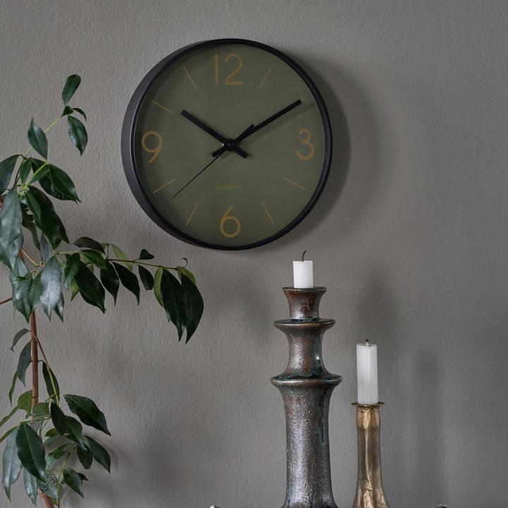 Actual product image House Doctor Wanduhr, HDTime, Dunkelgrün (24.80 cm)