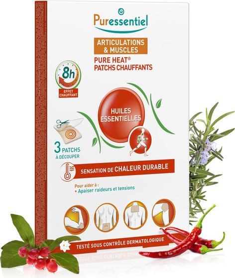 Immagine prodotto Puressentiel Patch che scalda 14 oli essenziali (3 x)