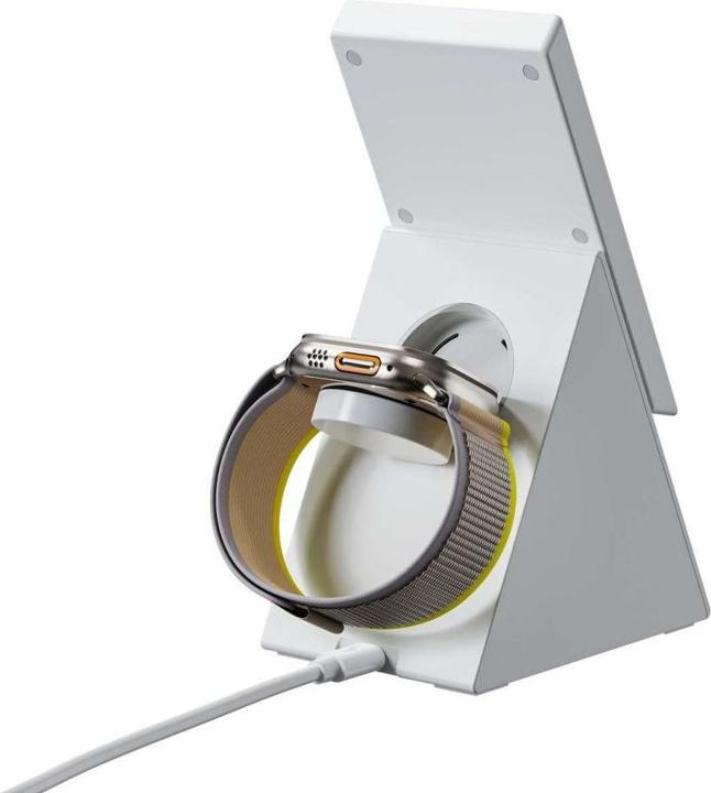 Produktbild Choetech T600 15W 3in1 Induktionsladestation – Weiss (15 W)