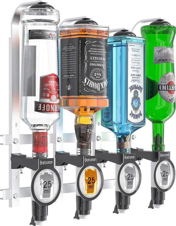 Actual product image Barbarian 4 Bottle Professional Bottle Optics for Spirits