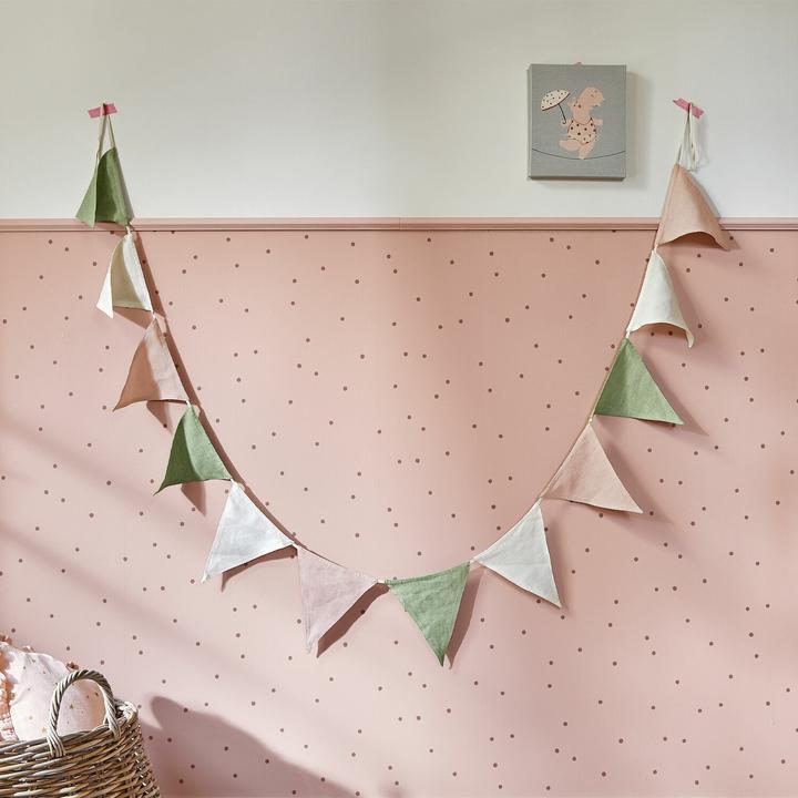 Immagine prodotto Loberon Ghirlanda Rêveline rosa/verde/crema