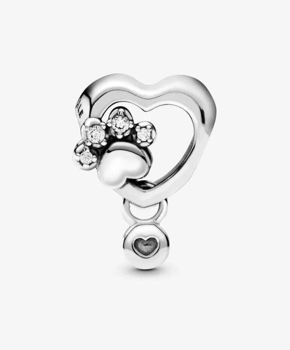 Produktbild Pandora Paw Heart Charm (Sterlingsilber)