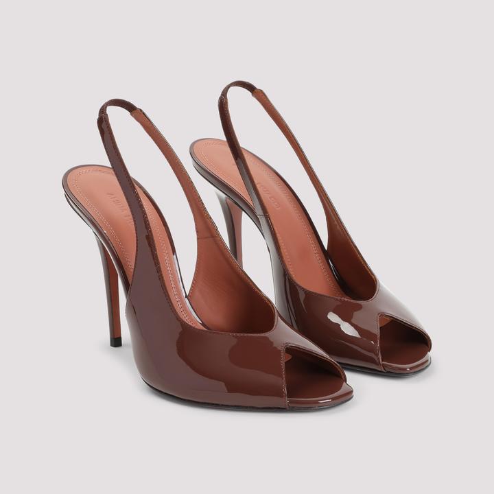 Produktbild Amina Muaddi With Heel Brown (40)
