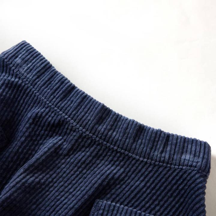 Image du produit VidaXL Jupe enfant avec poches Velours côtelé Bleu marine 92,Matière : 100 (92)