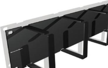 Immagine prodotto Leviton Brand-Rex MMCACCCM001, Pannello brandizzato, Sort, Stål, 48,3 cm (19"), 483 mm, 75 mm