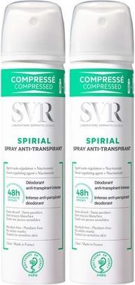 SVR Spirial Antiperspirant Deodorant Spray 100ml - Pack of 2 (Spray, 100 ml)