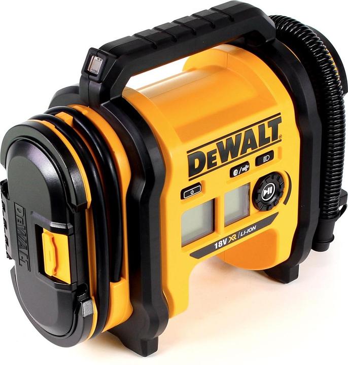 Produktbild DeWalt DCC 018 N Akku Luftkompressor 18V 11bar KFZ + 2x Akku 4,0Ah + Ladegerät (11 Bar, 14.70 l)